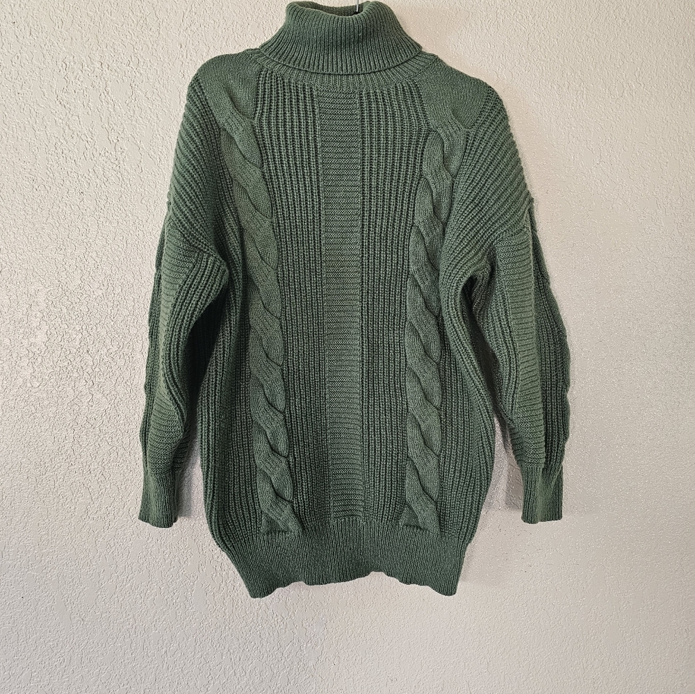 Shein Sweater Dress in Green Size Small/ Medium In Good Condition